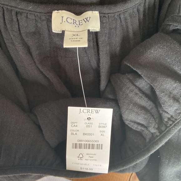 J. Crew NWT Boho Tiered Gauze Maxi Dress - Picture 10 of 13